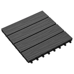 Carreau De Terrasse En Relief 11 Pcs WPC 30 X 30 Cm 1 M² Noir -Mobilier De Jardin Soldes carreau de terrasse en relief 11 pcs wpc 30 x 30 cm 1 m noir 3666722747431 1217476
