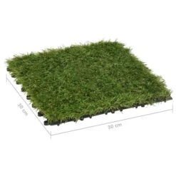 Carreaux De Gazon Artificiel 11 Pcs Vert 30x30 Cm -Mobilier De Jardin Soldes carreaux de gazon artificiel 11 pcs vert 30x30 cm 3666722190589 1194337
