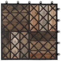 Carreaux De Terrasse 20pcs Délavage Gris 30x30 Cm Acacia Solide 2 -Mobilier De Jardin Soldes carreaux de terrasse 20pcs delavage gris 30x30 cm acacia solide 3666722184625 1211803