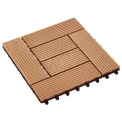 Carreaux De Terrasse 22 Pcs 30 X 30 Cm 2 M² WPC Teck 2 -Mobilier De Jardin Soldes carreaux de terrasse 22 pcs 30 x 30 cm 2 m wpc teck 3666722202718 1166308