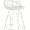 Chaise De Bar Extérieur Métal Blanc Toshi L 57 Cm