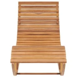 Chaise Longue à Bascule Avec Coussin Bois De Teck Solide -Mobilier De Jardin Soldes chaise longue a bascule avec coussin bois de teck solide 3666722422666 833472