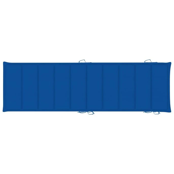 Chaise Longue à Bascule Avec Coussin Bois De Teck Solide 9 12 Chaise Longue à Bascule Avec Coussin Bois De Teck Solide 9 – Image 12