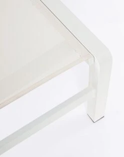 Chaise Longue Aluminium Blanc Avec Roulettes Koni -Mobilier De Jardin Soldes chaise longue aluminium blanc avec roulettes koni 3666722592499 1387284