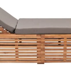 Chaise Longue Avec Coussin Gris Foncé Bois De Teck Solide 13 Chaise Longue Avec Coussin Gris Foncé Bois De Teck Solide -Mobilier De Jardin Soldes chaise longue avec coussin gris fonce bois de teck solide 3666722458139 768475