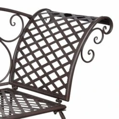 Chaise Longue De Jardin 128 Cm Acier Antique Marron 8 Chaise Longue De Jardin 128 Cm Acier Antique Marron -Mobilier De Jardin Soldes chaise longue de jardin 128 cm acier antique marron 3666722413169 847775