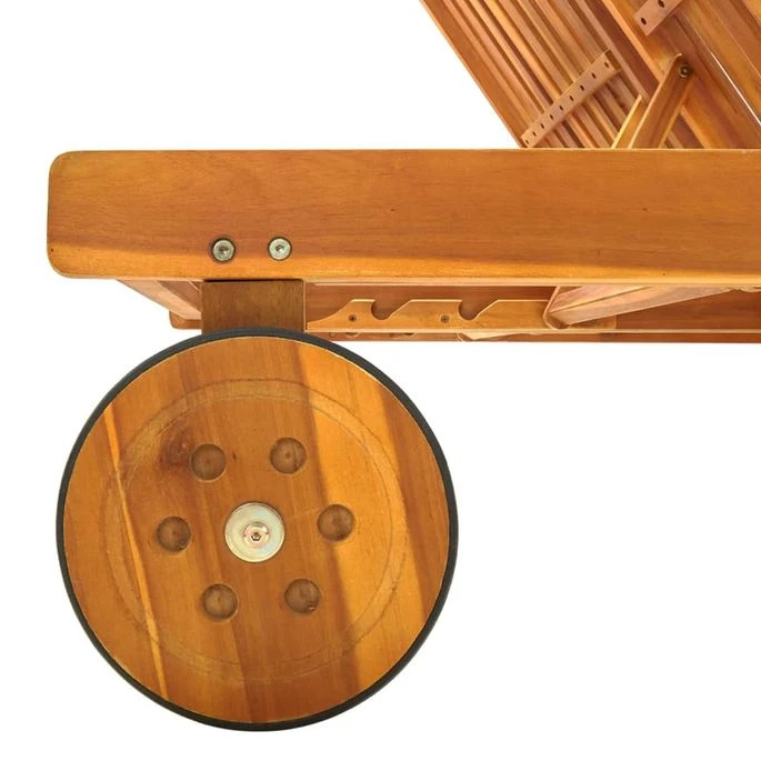 Chaise Longue De Jardin 2 Places Avec Coussins Acacia Solide 11 4 Chaise Longue De Jardin 2 Places Avec Coussins Acacia Solide 11 – Image 4