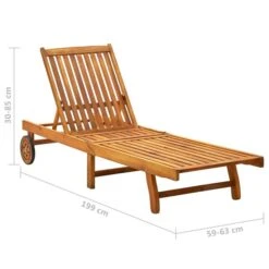 Chaise Longue De Jardin Avec Coussin Bois D'acacia Solide 16 22 Chaise Longue De Jardin Avec Coussin Bois D'acacia Solide 16 -Mobilier De Jardin Soldes chaise longue de jardin avec coussin bois d acacia solide 3666722931175 816660