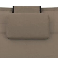 Chaise Longue Textilène Et Aluminium Taupe 2 -Mobilier De Jardin Soldes chaise longue textilene et aluminium taupe 3666722617734 936688