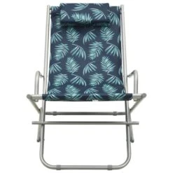 Chaises à Bascule 2 Pcs Acier Motif De Feuilles -Mobilier De Jardin Soldes chaises a bascule 2 pcs acier motif de feuilles 3666722363952 936153