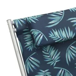 Chaises à Bascule 2 Pcs Acier Motif De Feuilles -Mobilier De Jardin Soldes chaises a bascule 2 pcs acier motif de feuilles 3666722363952 936156