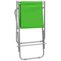 Chaises à Bascule 2 Pcs Acier Vert -Mobilier De Jardin Soldes chaises a bascule 2 pcs acier vert 3666722363983 936132
