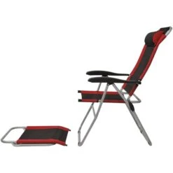 Chaises Inclinables De Camping 2 Pcs Rouge Et Noir -Mobilier De Jardin Soldes chaises inclinables de camping 2 pcs rouge et noir 8718475965862 1354660