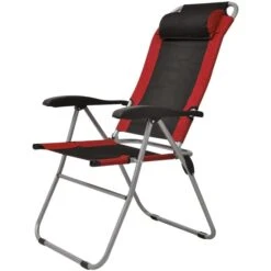 Chaises Inclinables De Camping 2 Pcs Rouge Et Noir -Mobilier De Jardin Soldes chaises inclinables de camping 2 pcs rouge et noir 8718475965862 1354661