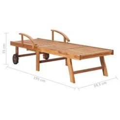 Chaises Longues 2 Pcs Avec Table Et Coussin Bois De Teck Solide 7 -Mobilier De Jardin Soldes chaises longues 2 pcs avec table et coussin bois de teck solide 3666722459327 766814