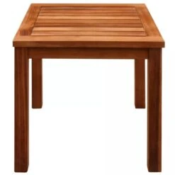 Chaises Longues 2pcs Et Table Bois D'acacia Solide Et Textilène -Mobilier De Jardin Soldes chaises longues 2pcs et table bois d acacia solide et textilene 3666722451970 774786