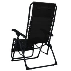 Chaises Pliables De Terrasse 2 Pcs Noir Textilène -Mobilier De Jardin Soldes chaises pliables de terrasse 2 pcs noir textilene 3666722356541 942190