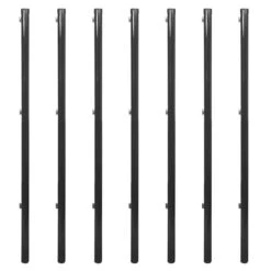 Clôture à Mailles Avec Poteaux Et Ferrure 1,25x15 M Gris -Mobilier De Jardin Soldes cloture a mailles avec poteaux et ferrure 1 25x15 m gris 8718475520573 1162424