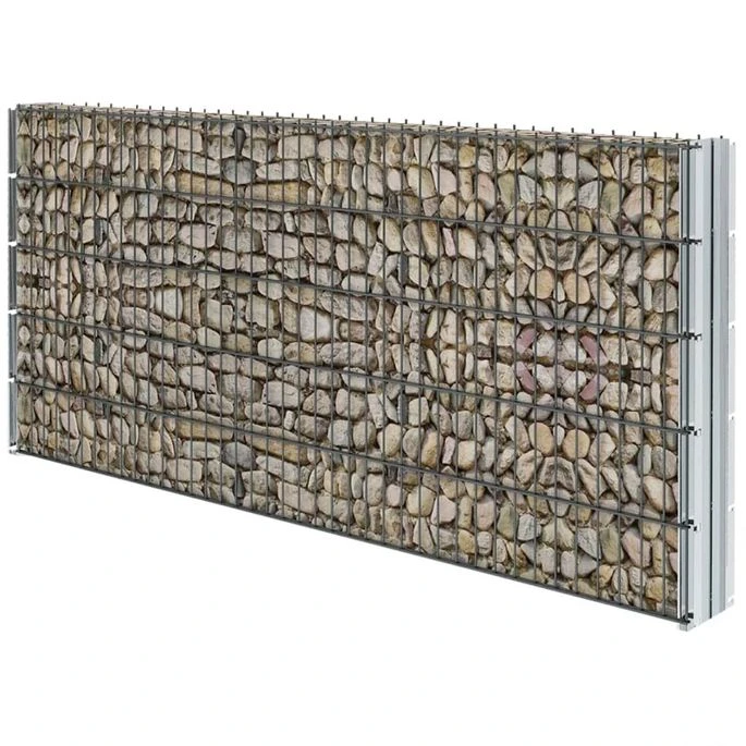 Clôture De Gabion 2D Acier Galvanisé 2,008x1,03m 14m Total Gris 3 Clôture De Gabion 2D Acier Galvanisé 2,008x1,03m 14m Total Gris – Image 3
