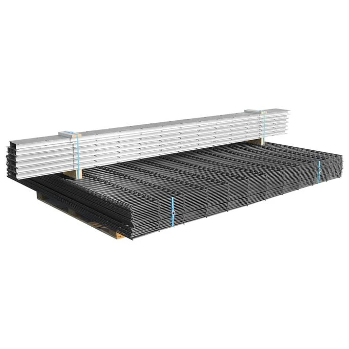 Clôture De Gabion 2D Acier Galvanisé 2,008x1,03m 14m Total Gris 6 Clôture De Gabion 2D Acier Galvanisé 2,008x1,03m 14m Total Gris – Image 6