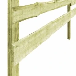 Clôture De Jardin à 3 Rails Pin Imprégné 120 X 510 Cm -Mobilier De Jardin Soldes cloture de jardin a 3 rails pin impregne 120 x 510 cm 8718475717089 1217326