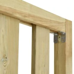 Clôture De Jardin Avec 2 Poteaux Pin Imprégné 182x170 Cm -Mobilier De Jardin Soldes cloture de jardin avec 2 poteaux pin impregne 182x170 cm 8719883813455 1220738