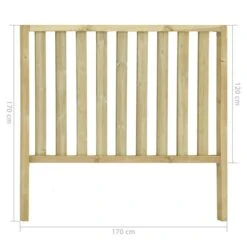 Clôture De Jardin Avec 2 Poteaux Pin Imprégné 182x170 Cm -Mobilier De Jardin Soldes cloture de jardin avec 2 poteaux pin impregne 182x170 cm 8719883813455 1220740