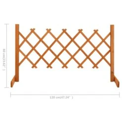Clôture En Treillis De Jardin Orange 120x60 Cm Bois De Sapin -Mobilier De Jardin Soldes cloture en treillis de jardin orange 120x60 cm bois de sapin 3666722202527 1166621
