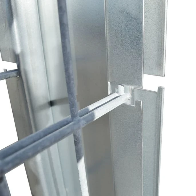 Clôture Gabion 2D Acier Galvanisé 2,008x1,43m 12m Total Argenté 11 Clôture Gabion 2D Acier Galvanisé 2,008x1,43m 12m Total Argenté – Image 11