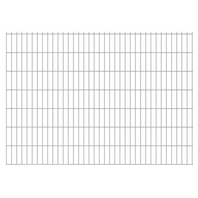 Clôture Gabion 2D Acier Galvanisé 2,008x1,43m 14m Total Argenté 7 Clôture Gabion 2D Acier Galvanisé 2,008x1,43m 14m Total Argenté – Image 7