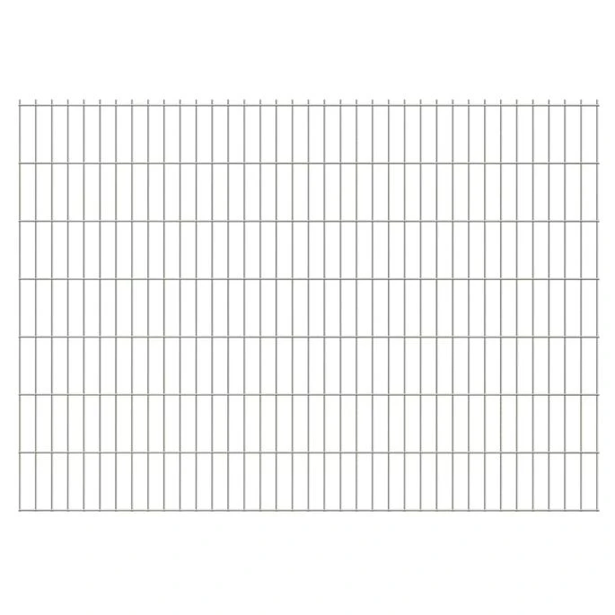 Clôture Gabion 2D Acier Galvanisé 2,008x1,43m 16m Total Argenté 7 Clôture Gabion 2D Acier Galvanisé 2,008x1,43m 16m Total Argenté – Image 7