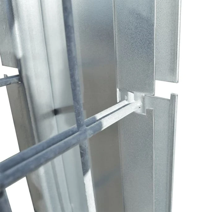 Clôture Gabion 2D Acier Galvanisé 2,008x1,43m 16m Total Argenté 11 Clôture Gabion 2D Acier Galvanisé 2,008x1,43m 16m Total Argenté – Image 11