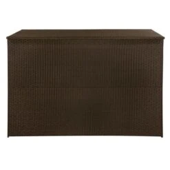 Coffre De Rangement Jardin Résine Tressée Marron Zamen -Mobilier De Jardin Soldes coffre de rangement jardin resine tressee marron zamen 3666722560528 383967