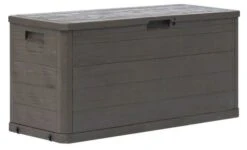 Coffre De Rangement Plastique Marron Nited 117 Cm