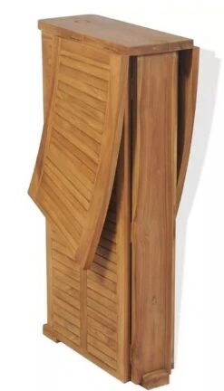 Comptoir De Bar Et 4 Chaises Hautes Teck Massif Clair Aqual -Mobilier De Jardin Soldes comptoir de bar et 4 chaises hautes teck massif clair aqual 3666722577731 262278