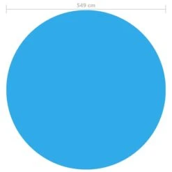 Couverture De Piscine Ronde 549 Cm PE Bleu -Mobilier De Jardin Soldes couverture de piscine ronde 549 cm pe bleu 3666722177221 1220797