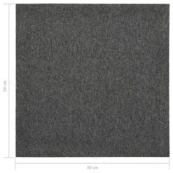 Dalles De Tapis De Sol 20 Pcs 5 M² 50x50 Cm Anthracite -Mobilier De Jardin Soldes dalles de tapis de sol 20 pcs 5 m 50x50 cm anthracite 3666722197939 1172194