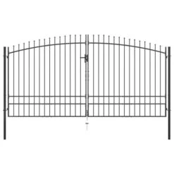 Double Portail Avec Haut Sous Forme De Lance 400 X 248 Cm