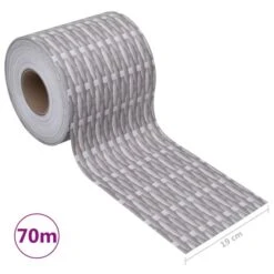 Écran D'intimité De Jardin PVC 70x0,19 M Rotin Gris -Mobilier De Jardin Soldes ecran d intimite de jardin pvc 70x0 19 m rotin gris 8720286089064 1172639