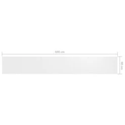 Écran De Balcon Blanc 90x600 Cm Tissu Oxford -Mobilier De Jardin Soldes ecran de balcon blanc 90x600 cm tissu oxford 3666722507165 615240