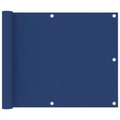Écran De Balcon Bleu 75x500 Cm Tissu Oxford