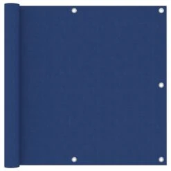Écran De Balcon Bleu 90x400 Cm Tissu Oxford