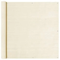Écran De Balcon Crème 120x300 Cm PEHD