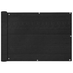Écran De Balcon En PEHD Anthracite De 75x400 Cm