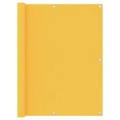 Écran De Balcon Jaune 120x500 Cm Tissu Oxford