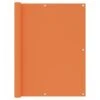 Écran De Balcon Orange 120x300 Cm Tissu Oxford
