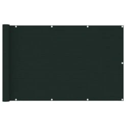Écran De Balcon Vert Foncé 120x600 Cm PEHD