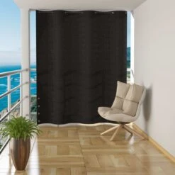 Écran Suspendu De Balcon Anthracite PEHD 140x230 Cm
