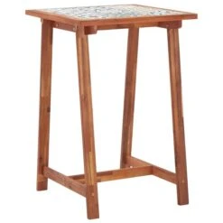 Ensemble De Bar D'extérieur 3 Pcs Carreau Mosaïque Et Acacia -Mobilier De Jardin Soldes ensemble de bar d exterieur 3 pcs carreau mosaique et acacia 8719883808864 1277230