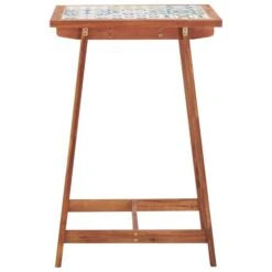 Ensemble De Bar D'extérieur 3 Pcs Carreau Mosaïque Et Acacia -Mobilier De Jardin Soldes ensemble de bar d exterieur 3 pcs carreau mosaique et acacia 8719883808864 1277231
